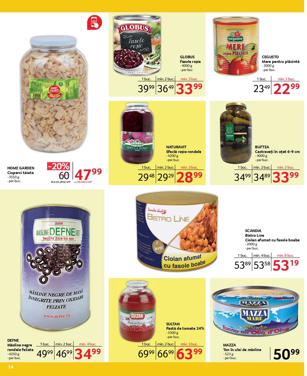 catalog Selgros gastro food